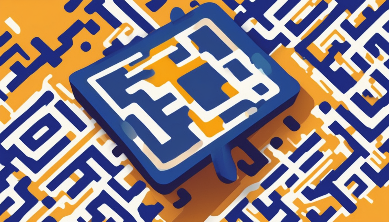 How to make a QR code for a Facebook business page - Example QR Code from Qurrl.ink