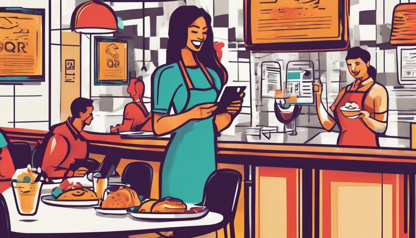 Scanning Experience Tips for Restaurant Guests Using QR - clear and readable QR code on a printed menu